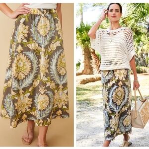 NWT Spartina449 Eisley Midi Skirt